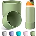 Alwenid 2PCS Silicone Water Bottle Boot for Owala 24oz 32oz 40oz, Anti-Slip Protective Sleeve Bottom Bumper Protector for FreeSip, Twist, and Flip Stainless Steel Water Bottles