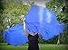 BLUE SHIMMER Angel Wing from Catch the Fire Worship Flags, Praise & Worship Dance Flags, Prophetic Worship, Christian Dance in Church, Beautiful Single Layer, (2 ct), Flexible Poles
