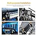AUXMART Tube Clamps Mounting Brackets for LED Light Bar Work Lights Fog Lights Off Road Lights Fit 1.5