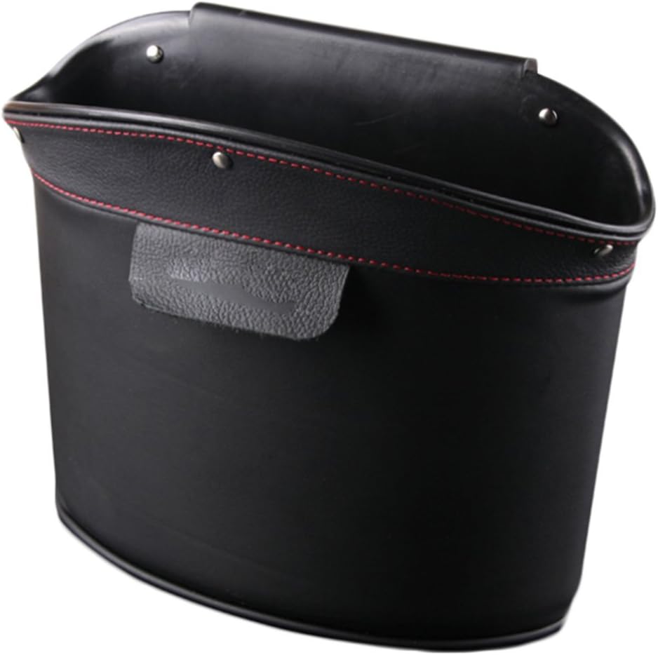 Hosaire Aufbewahrungskiste Auto Leder Hohe Kapazität Mülleimer Trümmer