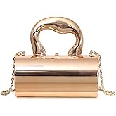 BagHeiyy Gold Purse, Clutch Purses for Women, Acrylic Clutch Y2k Purse Satchel Crossbody Bags Women's Evening Parties Handbag