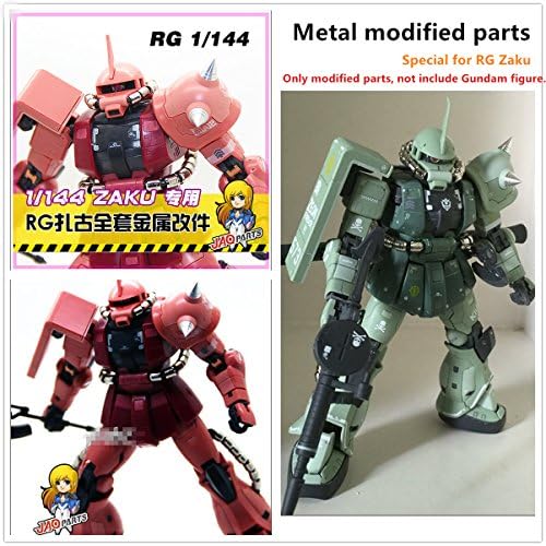 JAOparts Metal Modified parts set for Bandai RG 1/144 MS Zaku Gundam