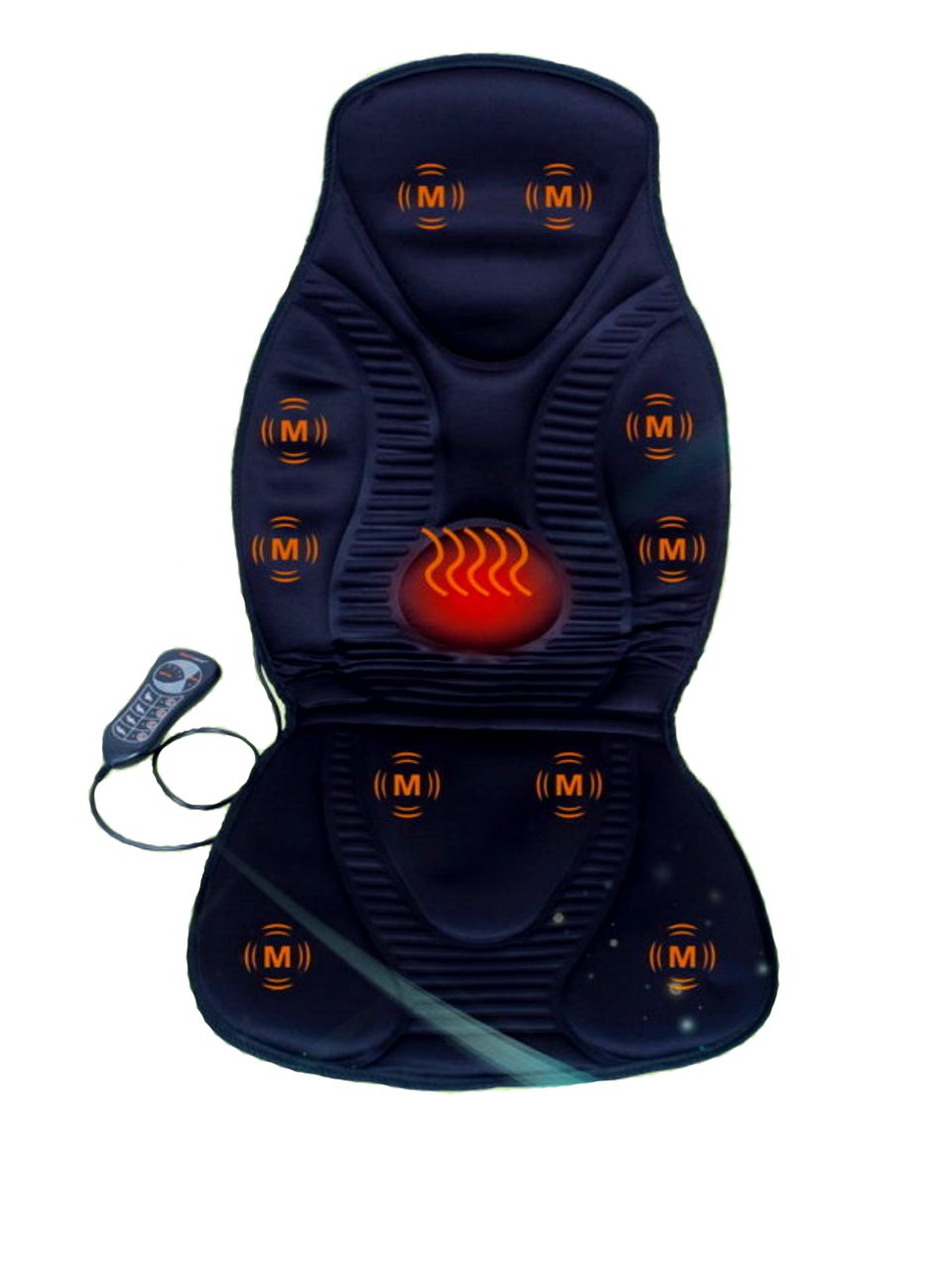 New Five Star Fs8812 10-Motor Vibration Massage Seat Cushion With Heat - Neck.. 19 61MjvhFbH3L
