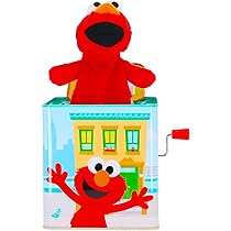 Kids Preferred Sesame Street Jack in The Box - Elmo Plush Toy for