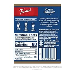 Torani Syrup, Classic Hazelnut, 25.4 Ounces