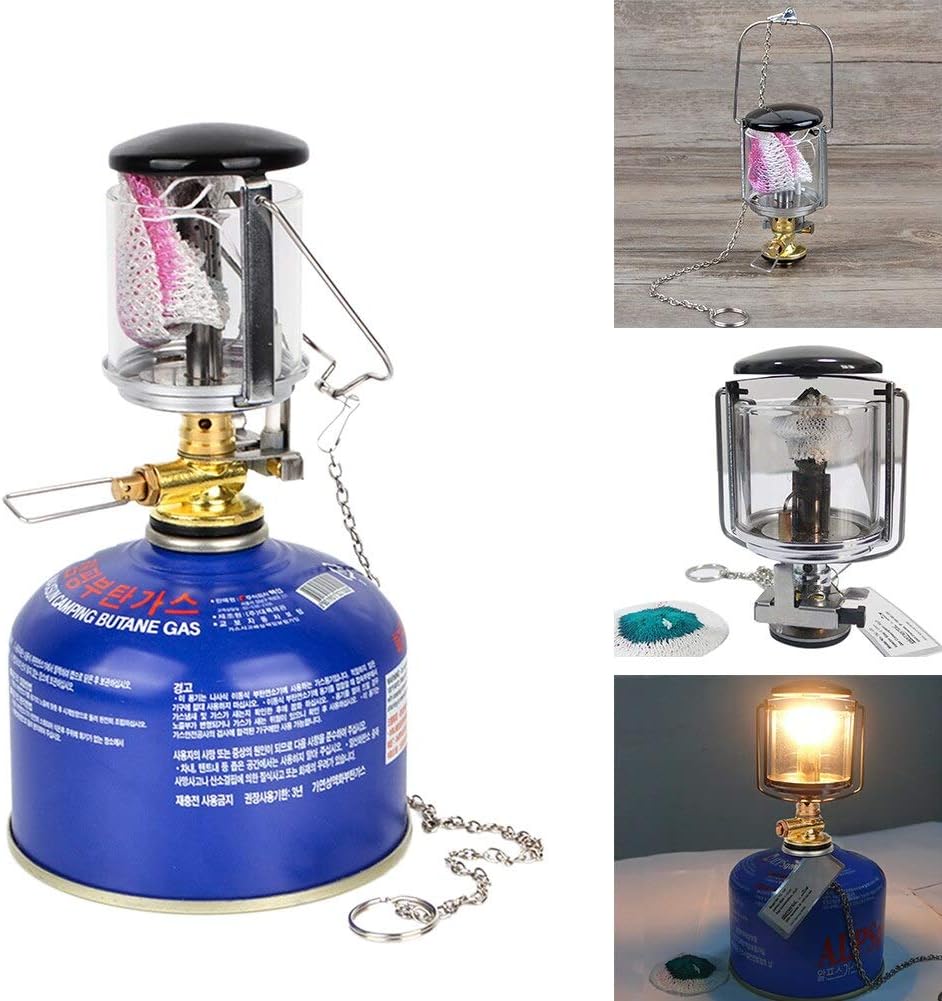 Linterna de camping duradera con luz de gas para camping ...