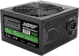 JUSTOP 700W ATX Power Supply PSU 120mm Fan 8-Pin 12V 6+2 Pin PCI-E 6x SATA