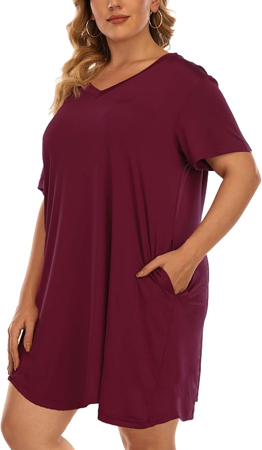 sleepshirts plus size