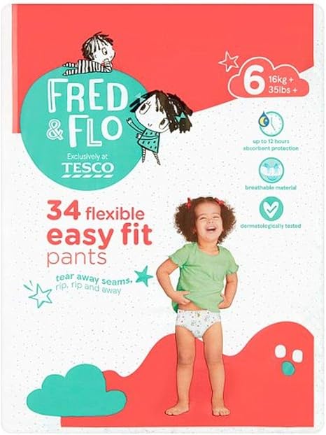 tesco size 6 nappy pants