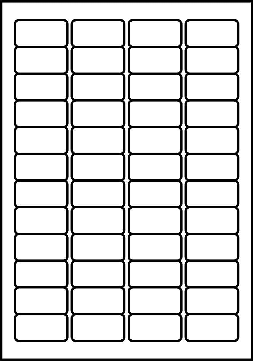 SmithPackaging A4 Self Adhesive Address Labels 48 Per Sheet 100 Sheets 4800