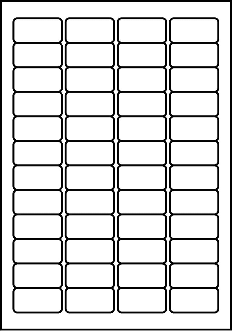 SmithPackaging A4 Self Adhesive Address Labels 48 Per Sheet 100 Sheets 4800