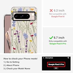 MOSNOVO Case for Google Pixel 8 Pro, [Buffertech