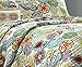 Mi Zone Cozy Quilt Set, Casual Modern Vibrant Color Design All Season Teen Bedding, Coverlet Bedspread, Decorative Pillow, Girls Bedroom Décor, King/Cal King, Tamil Colorful Paisley 4 Piece