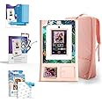 HP Sprocket Photo Booth Machine Instant Color Photo Printer (Pink) Gift Bundle + Zink Paper (110 Sheets) + Padded Carrying Case + Premium Screen Protector (2) + Decorative Sticker Frames (15)