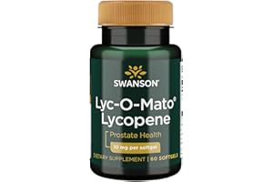 Swanson Lyc-O-Mato Lycopene 10 Milligrams 60 Sgels