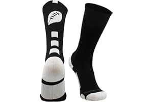 MadSportsStuff Youth Football Socks Crew Length for Boys or Men, Football Gift