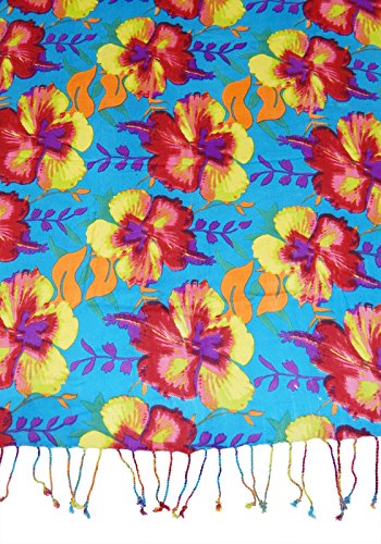 bollywood accessory 40126 viscose floral printed scarf stole duppata shawl