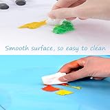 DARENYI Acrylic Paint Palette 2Pcs Clear with Thumb Hole for Art Painting view 6