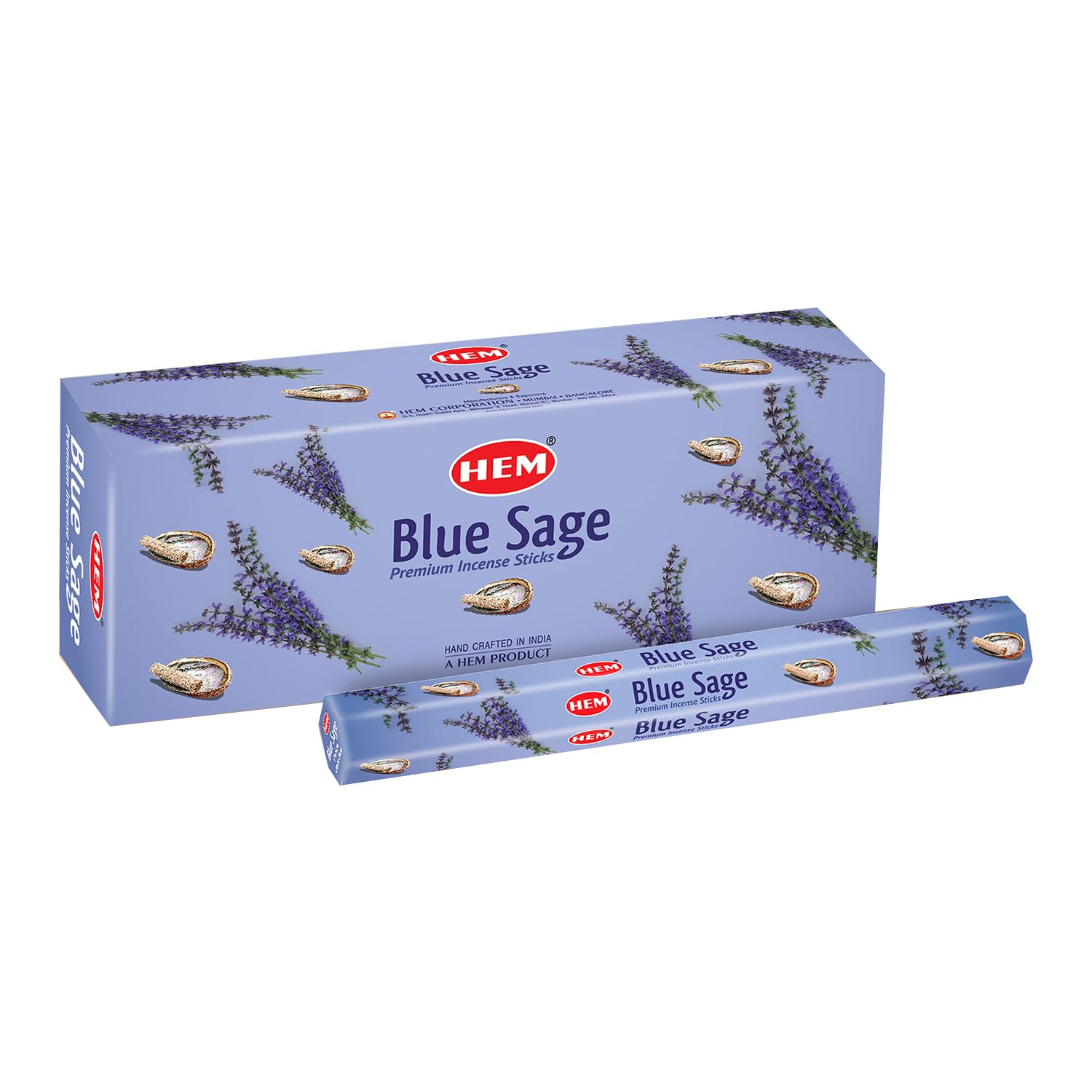 HEM Blue Sage Incense Sticks Pack of 6