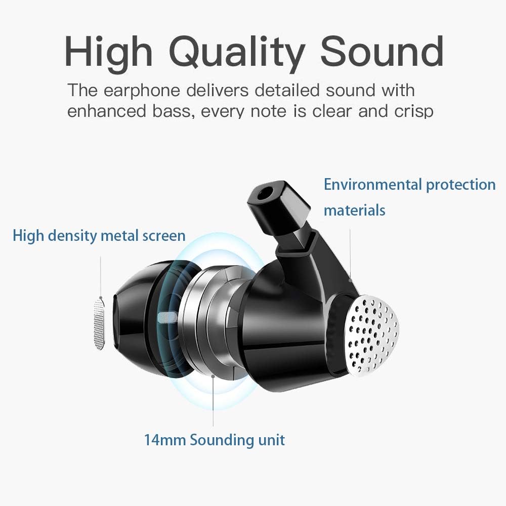 Headphones Heavy Bass Stereo Earphones Earbuds Noise Isolating Tangle Free Headsets CBGGQ in Ear Headphones with Remote & Microphone,for iOS and Android,Laptops,Gaming(Black+White+Pink+Green 4 Pack): Home Audio & Theater