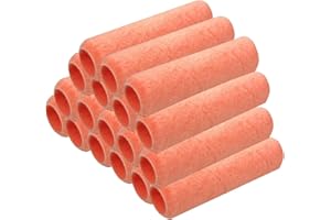 KINGORIGIN King Origin Paint Roller Covers, 18 Pack, 9 Inch Paint Roller, 3/8 Nap High Dense Roller Covers for Smooth and Textured Rough Surfaces