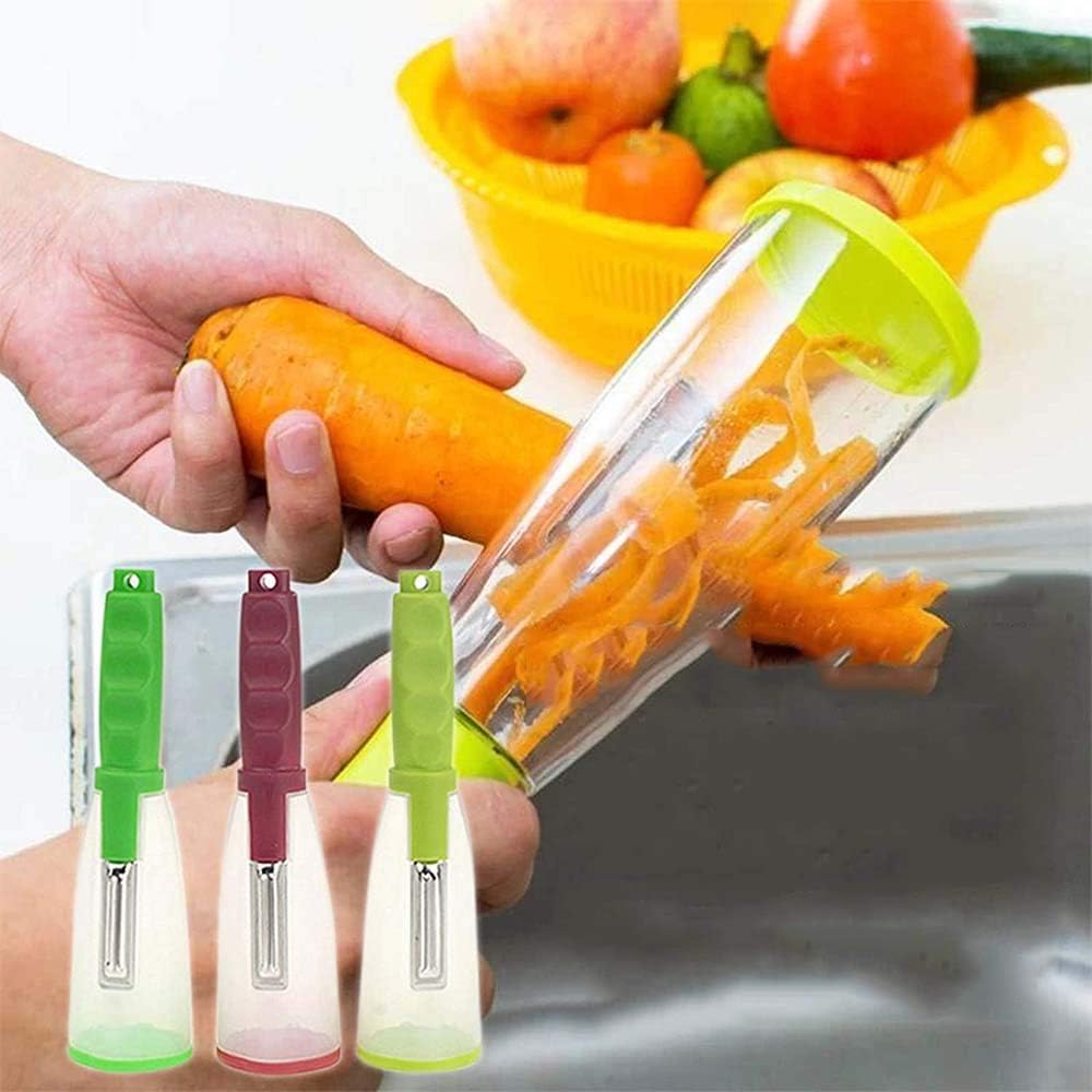 3pcs Storage Peeler,3in1Peeler with Storage Box,Storage Peeler