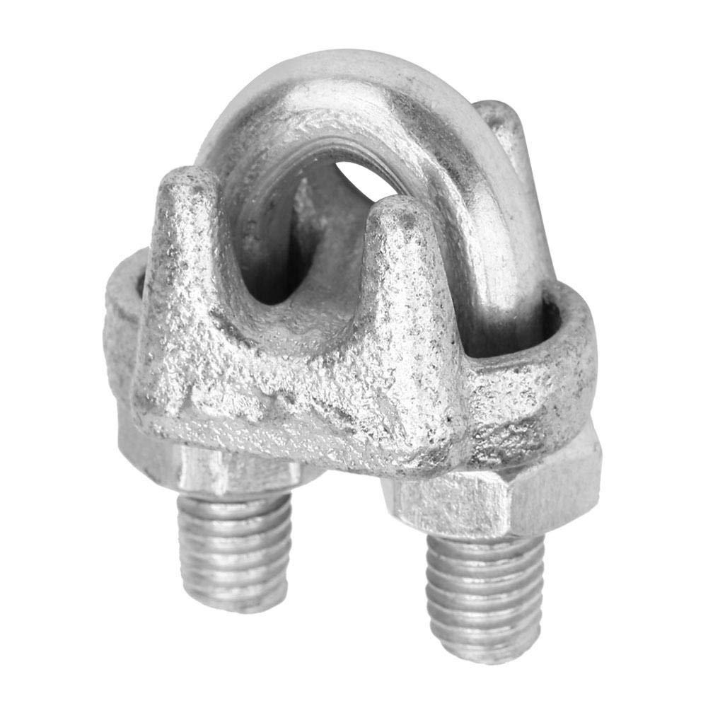 Pack of 5 Cable Clips Stainless Steel Clamp Cable Clamps Mounting Element (M10)