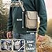 KP Solution Chico Group Folding Camping Survival Shovel, Entrenching Multi Tool, for Backpacking, Gardening (Gold)