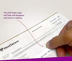 Blank Check Stock for Laser/Ink-Jet, 8-1/2 x