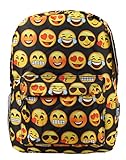 New Design Backpack Cute Backpack Kids School Backpack With Emoji Black Big Face