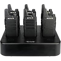 Retevis H-777 Walkie Talkie Rechargeable Long Range,Portable Two-Way Radio, Flashlight, Emergency Alarm, Hands Free(1 Pack - View #3