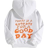 Beutyest Girl's Smile Face Long Sleeve Crew Neck Sweatshirts Oversized Pullover Cute Hoodies