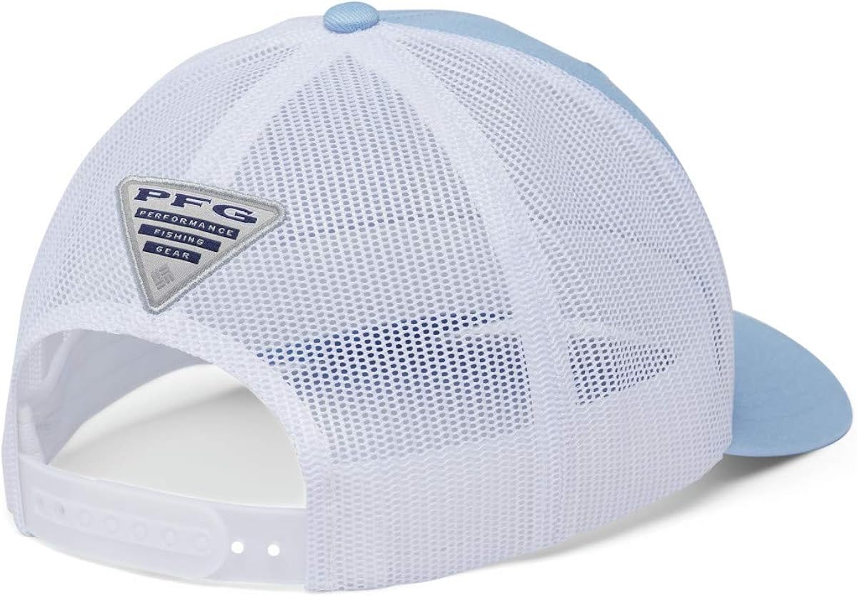 Columbia Unisex PFG Mesh Snap Back Fish Flag Ball Cap, Shark/Fish Flag, One Size: Clothing