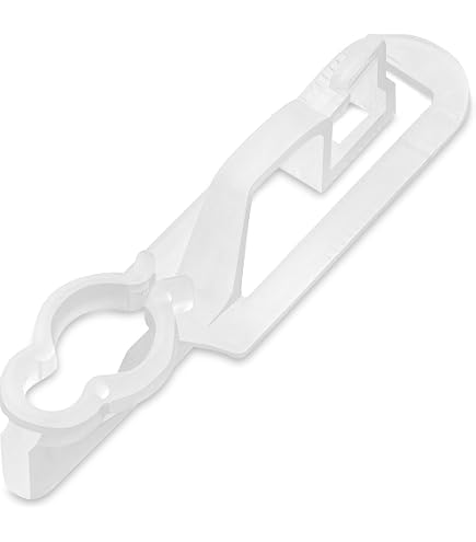 Pro Christmas C9 Tuff Clips - Bag Of 100 - Professional Grade Outdoor Hangers For Mounting C9 Light Lines On Gutters & Roof Shingles