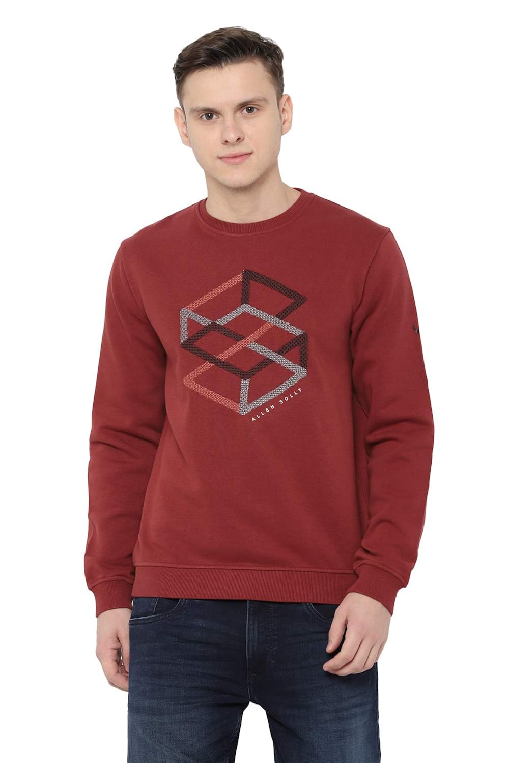 allen solly men's sweatshirt