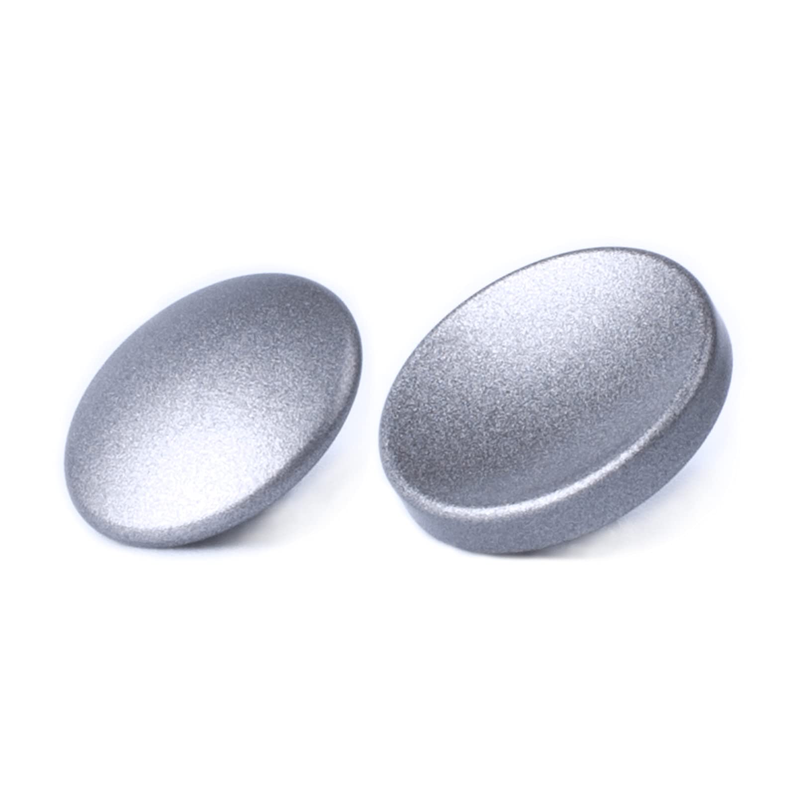 VKO Gray Metal Soft Shutter Release Button,Delicate Camera Shutter Button 11mm Concave 10mm Convex Surface(2 Pack)