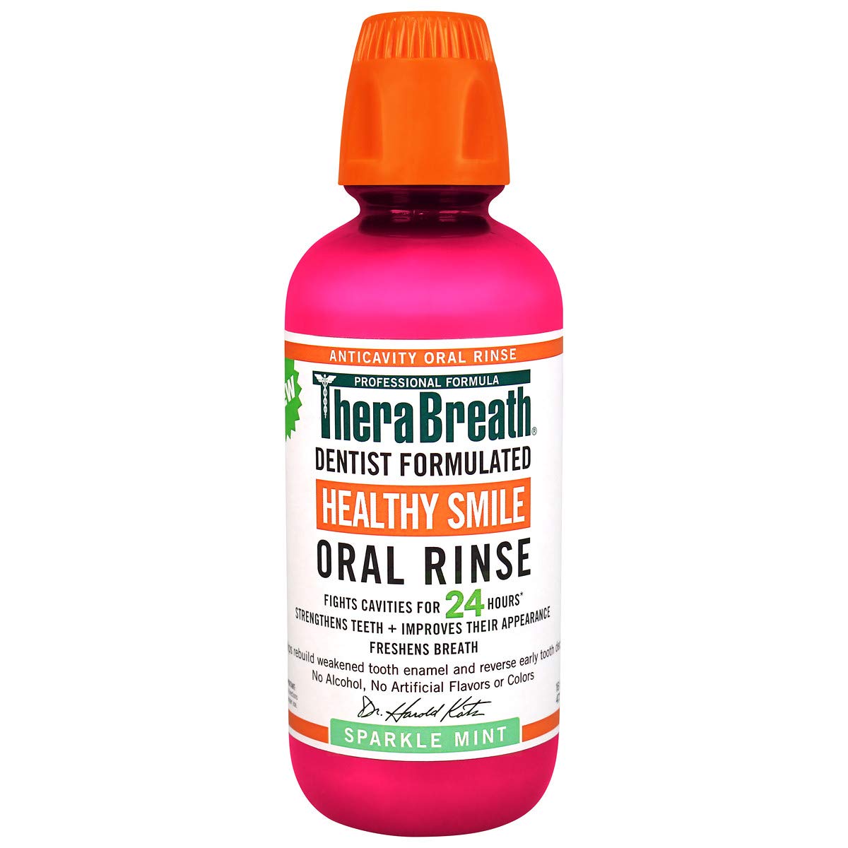TheraBreath 24 Hour Healthy Smile Dentist Formulated Oral Rinse, 16 Ounce (Pack of 2) : Beauty