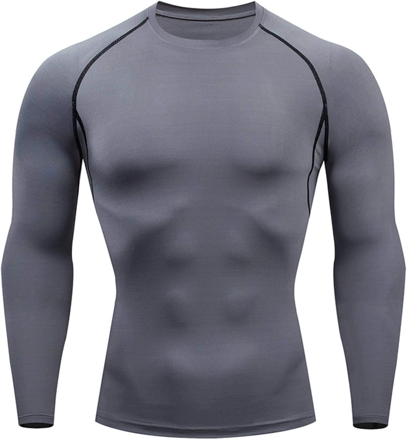 5er Pack Kompressions-Shirts Für Herren Langärmlig – Athletisches Unterhemd Als Baselayer Für Sport & Winter