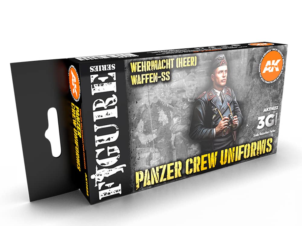 AK Interactive 3rd Gen Panzer Crew Uniforms # 11622, Black