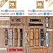 top4cus Leather Band Compatible with Apple Watch 38mm 42mm 40mm 44mm 41mm 45mm Genuine Leather Strap Series 7/6/SE/5/4/3/2/1 Band for Men and Women (42/44/45mm, Unique Brown)