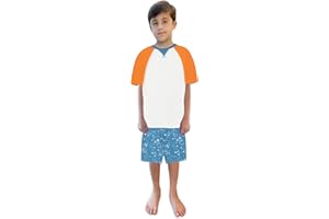 Us Angels Dreamlife Big Boys Pajamas, boys pjs set with shorts, Size 8, 10-12, 14-16