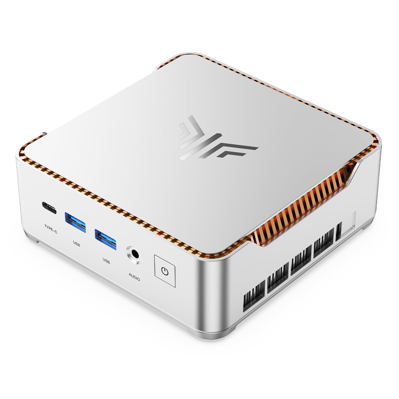 KAMRUI Hyper H2 Mini PC, Intel Core 14500HX (14C/20T, up to 4.9GHz), 16GB RAM 512GB PCIe4.0 SSD, Triple 4K, HDMI, DP, USB-C, Ethernet, Mini Desktop Computer for Office, Business