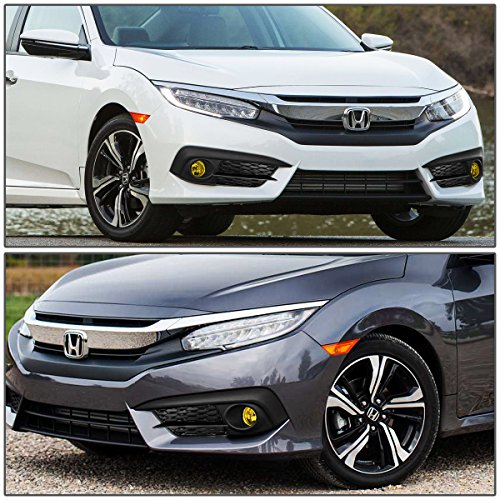 DNA Motoring FL-ZTL-175-AM Front Bumper Fog Light, Driver and Passenger Side