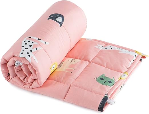 Anjee Weighted Blanket for Children with Autism Cotton Heavy Blanket, 4