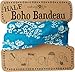 Natural Life Half Boho Bandeau Turquoise and Cream Mandala