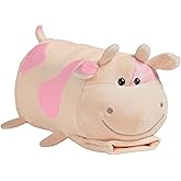 Buddy on The Go - from The Creators of Pillow Pets - Strawberry Cow - Stuffed Animal Plush