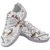 Glomenade Womens Lace-up Running Shoes Ultra Lightweight Mesh Sneakers Arch Support Athletic Footwear