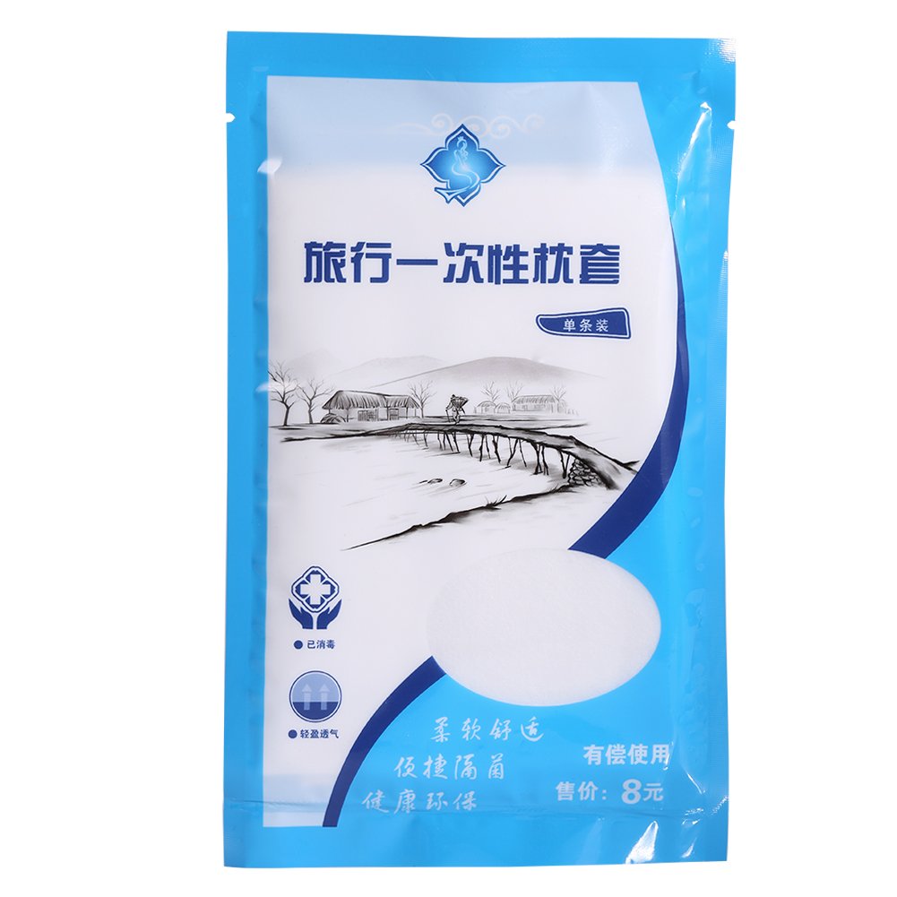 Disposable Non-Woven Pillowcase Prevent Bacterial Infection Pillowcase Inner 50 * 70cm for Travelling Hotels White 10pcs,Other Mountaineering and Camping Equipment