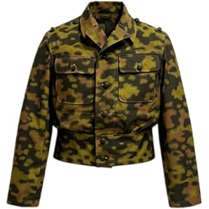 WW2 German Elite Spring blurred edge camo variant 3 M44 Field Jacket