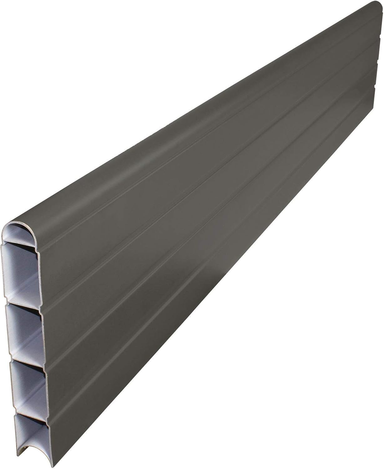 6' (1.8m) Graphite Grey Long Composite Fence Board Plastic Eco Fencing